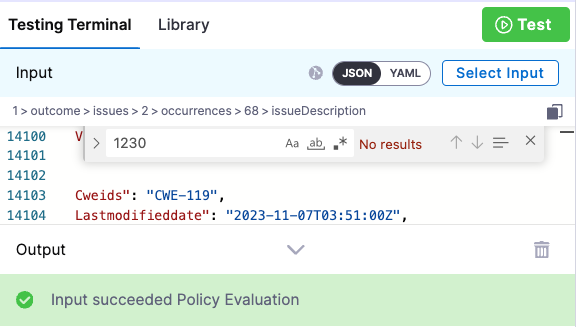 Select policy sample